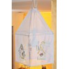 Abat-jour château en broderie traditionnelle