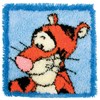 Tapis point noué Tigger Portrait 