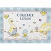 Tableau naissance les oies en broderie traditionnelle