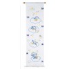 Toise nuages en broderie traditionnelle