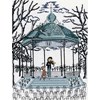 Le kiosque à musique de valence  sur toile Aida