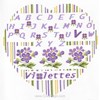 Cœur violettes