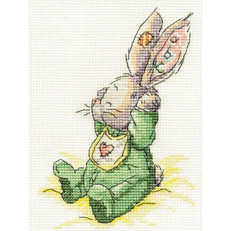 broderie au point de croix DMC Bébé lapin BL029/51 en kit broderie broderie au point de croix DMC Bébé lapin BL029/51 en kit broderie