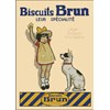 broderie au point de croix Biscuit Brun - Points de Repère - Points de Repère