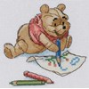 broderie au point de croix KIT DISNEY - Winnie dessine - DMC - DMC