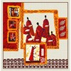 broderie au point de croix LES TAMBOURS DE BRAZZA sur toile aida 7.0 - Anagram - Anagram