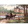 broderie au point de croix M'Lady's Chateau - Dimensions - Dimensions
