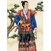 broderie au point de croix Samurai - Dimensions - Dimensions