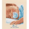 broderie au point de croix Tableau de naissance Dors bien  Garçon - Vervaco - Vervaco