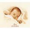 broderie au point de croix Tableau de naissance Un ange est né  - Vervaco - Vervaco