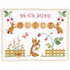 broderie au point de croix Tableau prénom kangourous - DMC - DMC
