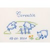 broderie traditionnelle Tableau naissance Corentin  - Princesse - Princesse
