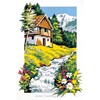Canevas Chalet et torrent - SEG - SEG