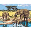 Canevas Eléphants au bain - SEG - SEG
