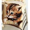 Coussin chaton aux yeux Bleus - Vervaco - Vervaco
