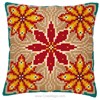 Coussin Fleurs géométrie d'automne - Vervaco - Vervaco