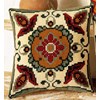 Coussin Géométrie Vert et Rouge - Vervaco - Vervaco