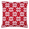 Coussin long point fleur rouge et blanc - Vervaco - Vervaco