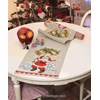 Chemin de table - bells Are Ringing Runner sur toile de lin - Anchor - Anchor