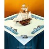 Nappe Ourlée Dauphins à broder au point de croix - Luc Création - Luc Création