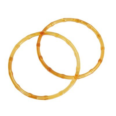 Anse ronde plastique - Couleur Orange - DMC