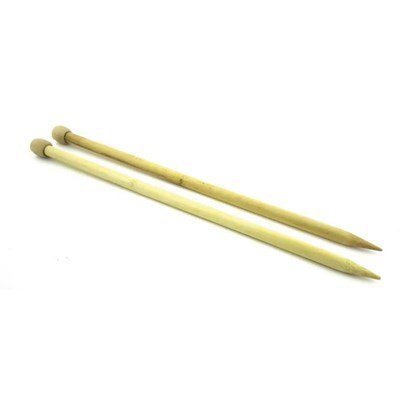 Paire d'aiguilles tricot Bambou 12 mm - 35 cm- HOOOKED Zpagetti - DMC