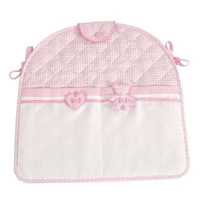 Porte pyjama rose Mon petit coeur - DMC