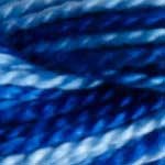 Fils Perle DMC - 121 - Bleu cyclades ombré Fils Perle DMC - 121 - Bleu cyclades ombré