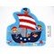 Tapis point noue le bateau des petits pirates - Vervaco