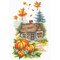 Broderie Paysages - Maison d'automne - Vervaco