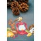 Kit Nappe Broderie Point de Croix imprimée - Hérisson et rouge-gorge - Vervaco