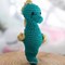 Kits amigurumi - Bubbles l'hippocampe - lagoon - Hoooked