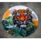 Kit tapis point noue tigre aux feuilles de la jungle de Vervaco