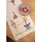 Kit Chemin De Table Broderie Point de Croix imprimée - Poules folles - Vervaco