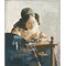 Kit à broder au point de croix la dentellière - johannes vermeer - DMC