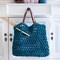 Kit sac au crochet - Tiago  - petrol - Hoooked