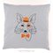 Kit coussin à broder en broderie traditionnelle renard aux lunettes oranges - Vervaco