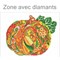Broderie diamant - Citrouille aux reflets ambre - Diamond Dotz