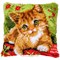 Coussins Point Noue - Chat mignon - Vervaco