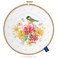 Kit broderie mésange avec fleurs - Vervaco