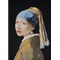 Broderie Déco - Jeune fille à la perlecd'après Johannes Vermeer - DMC