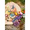 Broderie au point compté Lanarte jardin de papillons mystiques