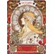 Broderie Déco - Zodiac d'après Mucha - DMC