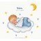 Kit broderie tableau naissance sommeil d'ange sur le nuage - Vervaco