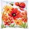 Coussins Fleurs et plantes au point de croix - Coquelicots et fleurs - Vervaco