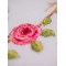 Petit chat sur branche de roses kit broderie naissance baby - Vervaco