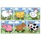 Canevas kit enfant complet animaux de la ferme - lot de 6 assortis de SEG