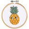 Kit broderie point compté ananas - eva m - Vervaco