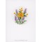 Kit carte Vervaco à broder fleurs et lavandes - lot de 3