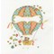 Kit broderie tableau prénom DMC la montgolfière de bébé - collection bébé